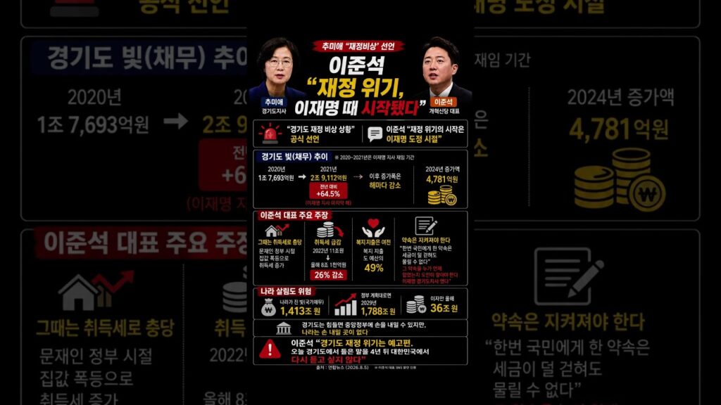 경기도 재정 비상 후기, 기대 없이 봤다가 묘하게 현실감만 남았다